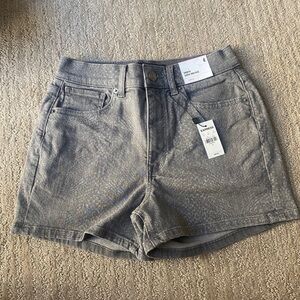 NWT express grey high waisted shorts